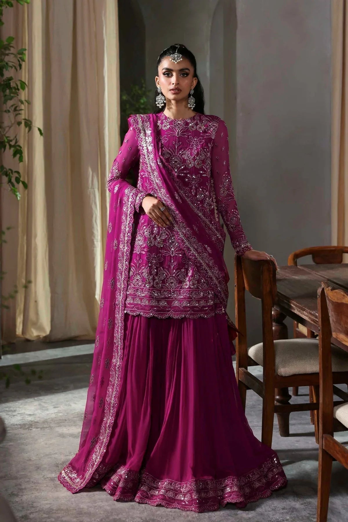 Akbar Aslam | Meeras Luxury Chiffon 25 | Mehzar - Aqsa Fabrics