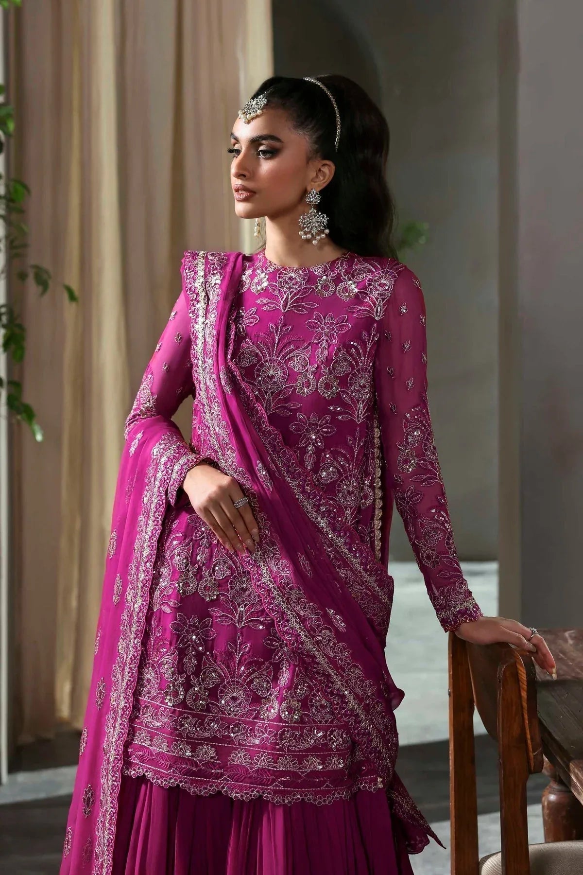Akbar Aslam | Meeras Luxury Chiffon 25 | Mehzar - Aqsa Fabrics