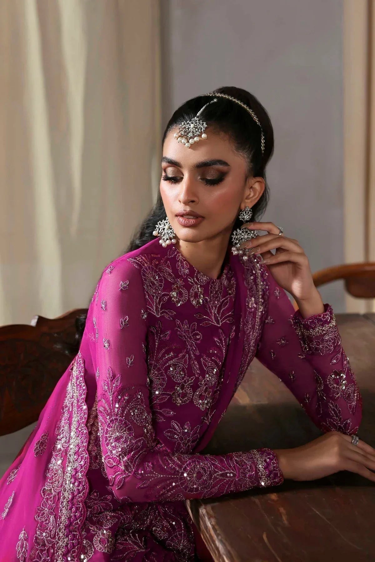 Akbar Aslam | Meeras Luxury Chiffon 25 | Mehzar - Aqsa Fabrics