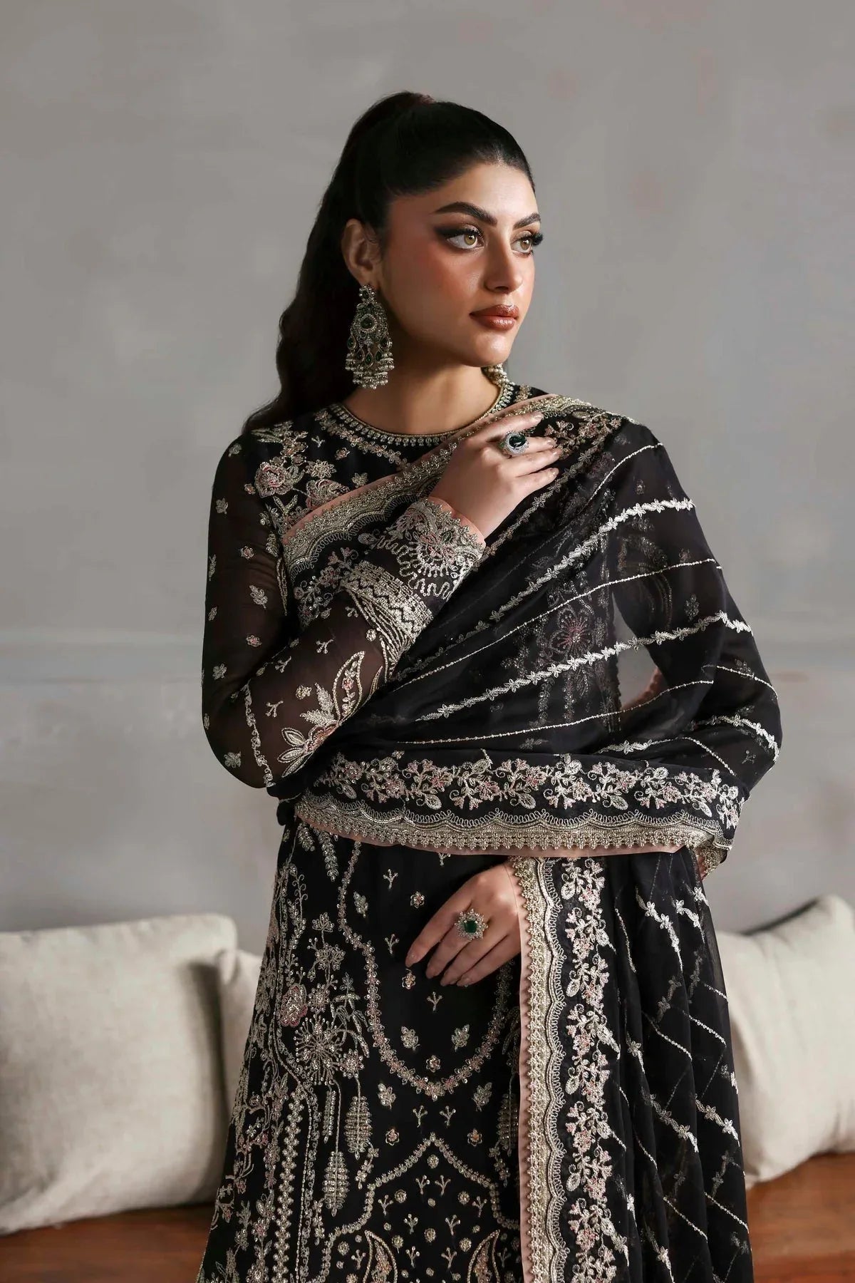 Akbar Aslam | Meeras Luxury Chiffon 25 | Zehmaya - Aqsa Fabrics
