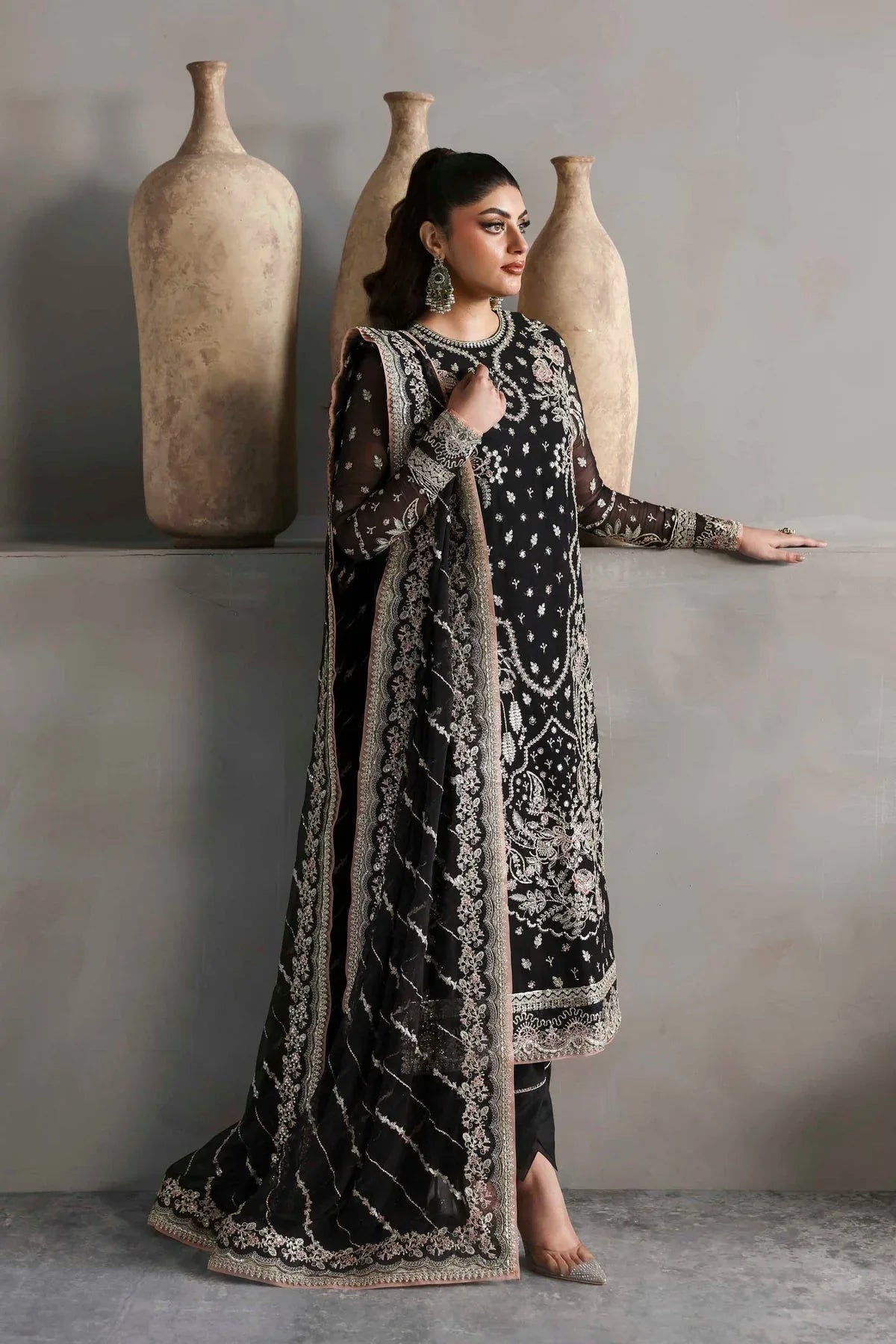 Akbar Aslam | Meeras Luxury Chiffon 25 | Zehmaya - Aqsa Fabrics