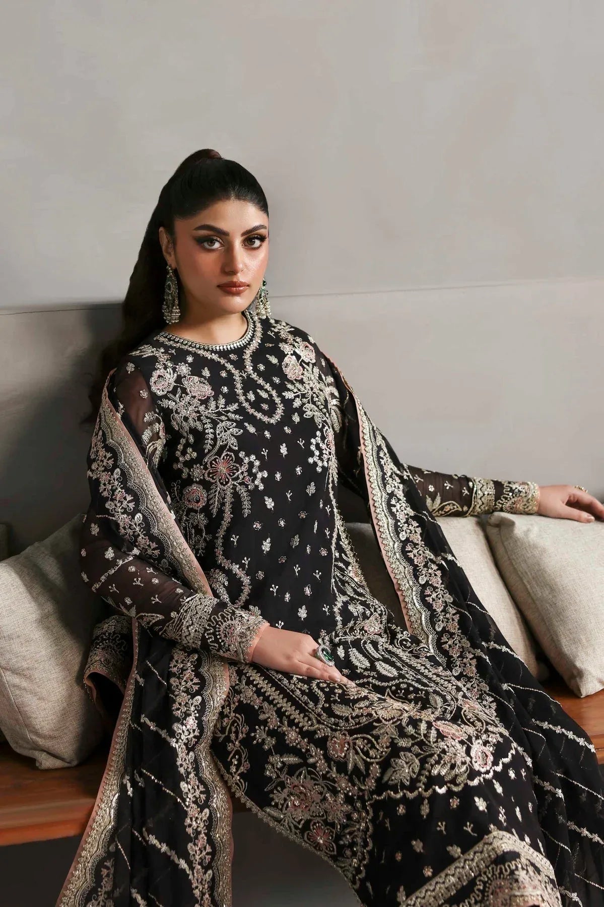 Akbar Aslam | Meeras Luxury Chiffon 25 | Zehmaya - Aqsa Fabrics