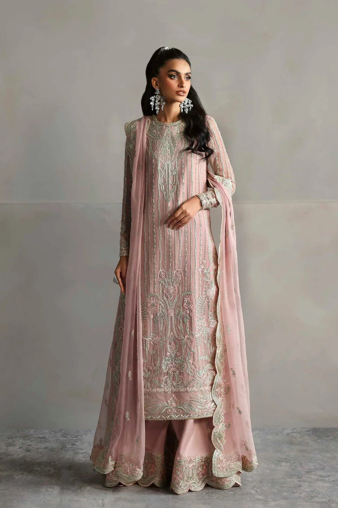 Akbar Aslam | Meeras Luxury Chiffon 25 | Gulnour - Aqsa Fabrics
