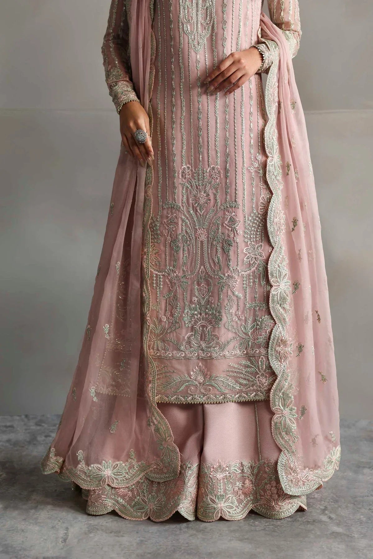 Akbar Aslam | Meeras Luxury Chiffon 25 | Gulnour - Aqsa Fabrics