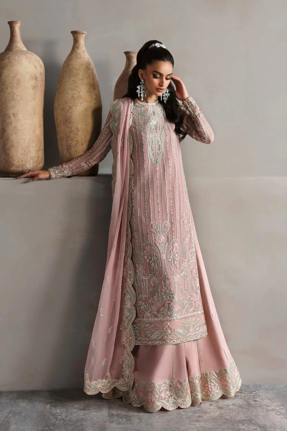 Akbar Aslam | Meeras Luxury Chiffon 25 | Gulnour - Aqsa Fabrics