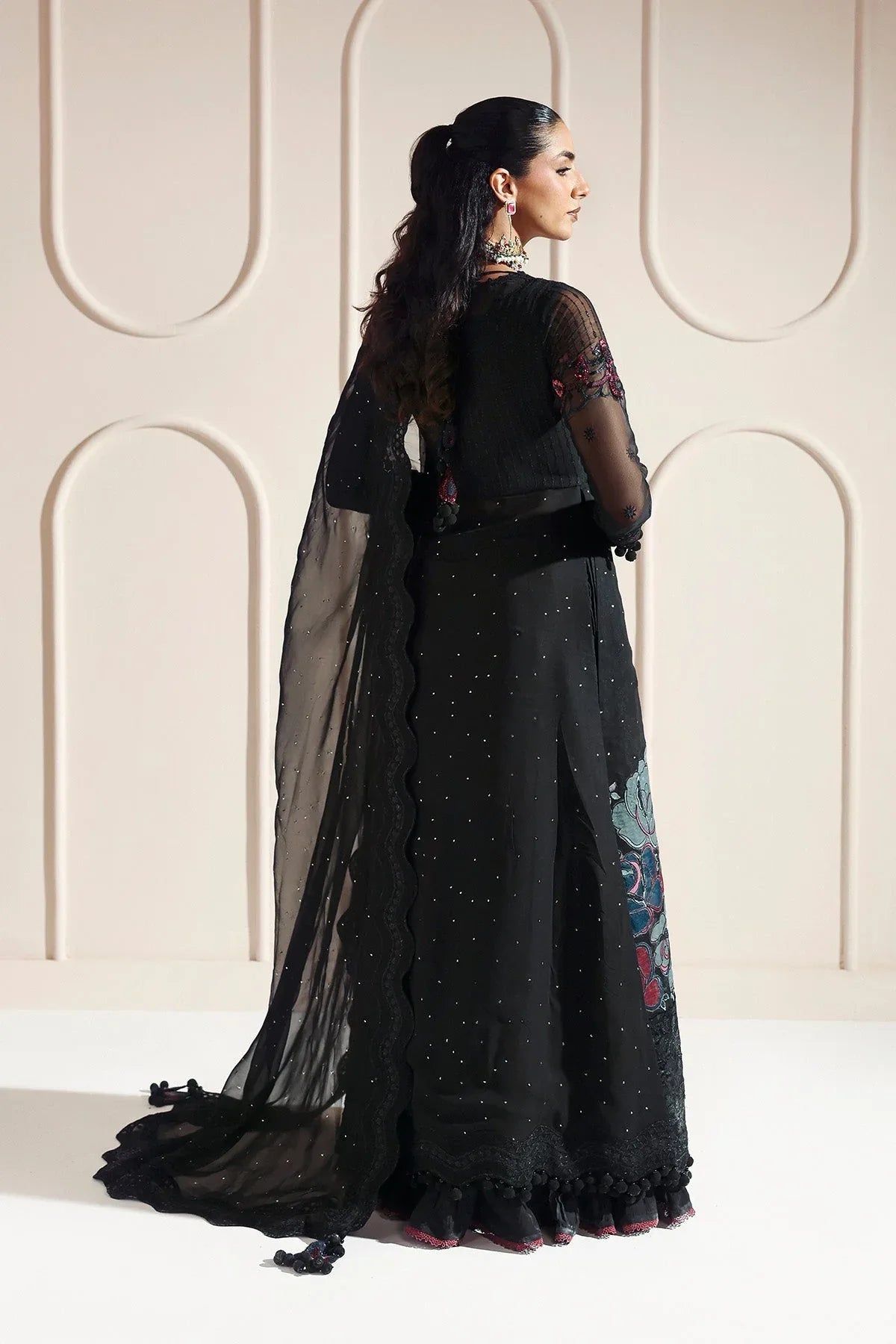 Alizeh | Aymal Luxury Bamber Chiffon | MEERAB - Aqsa Fabrics