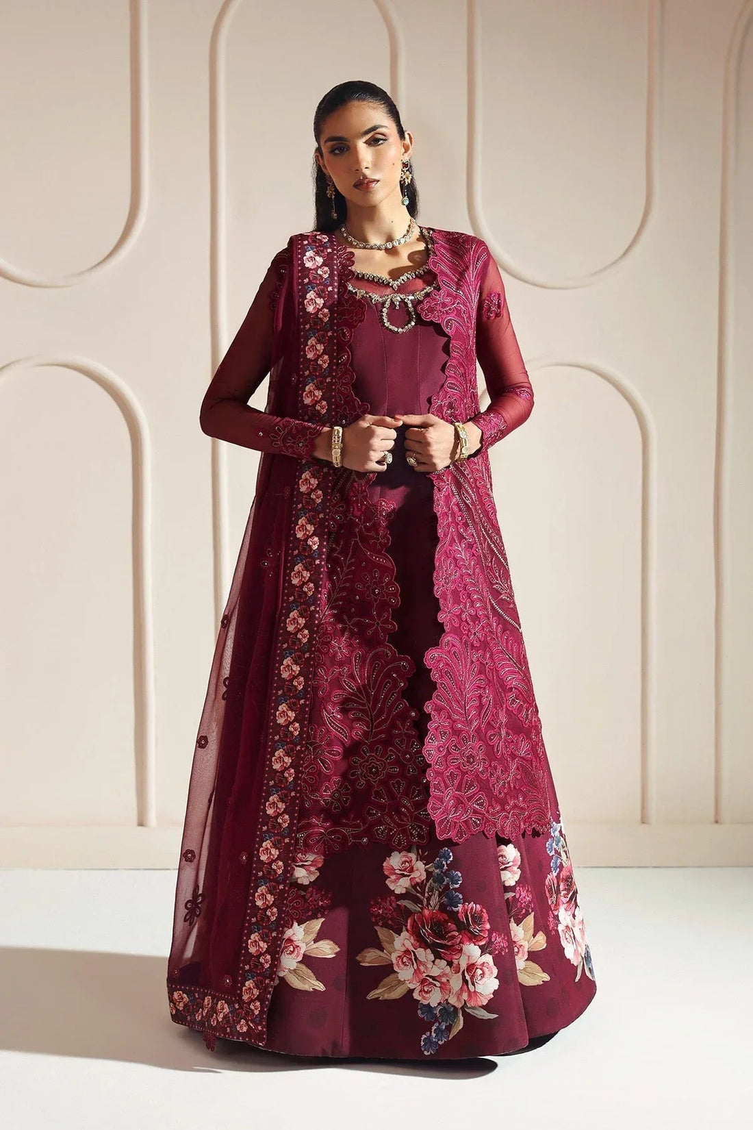 Alizeh | Aymal Luxury Bamber Chiffon | JUGNU - Aqsa Fabrics