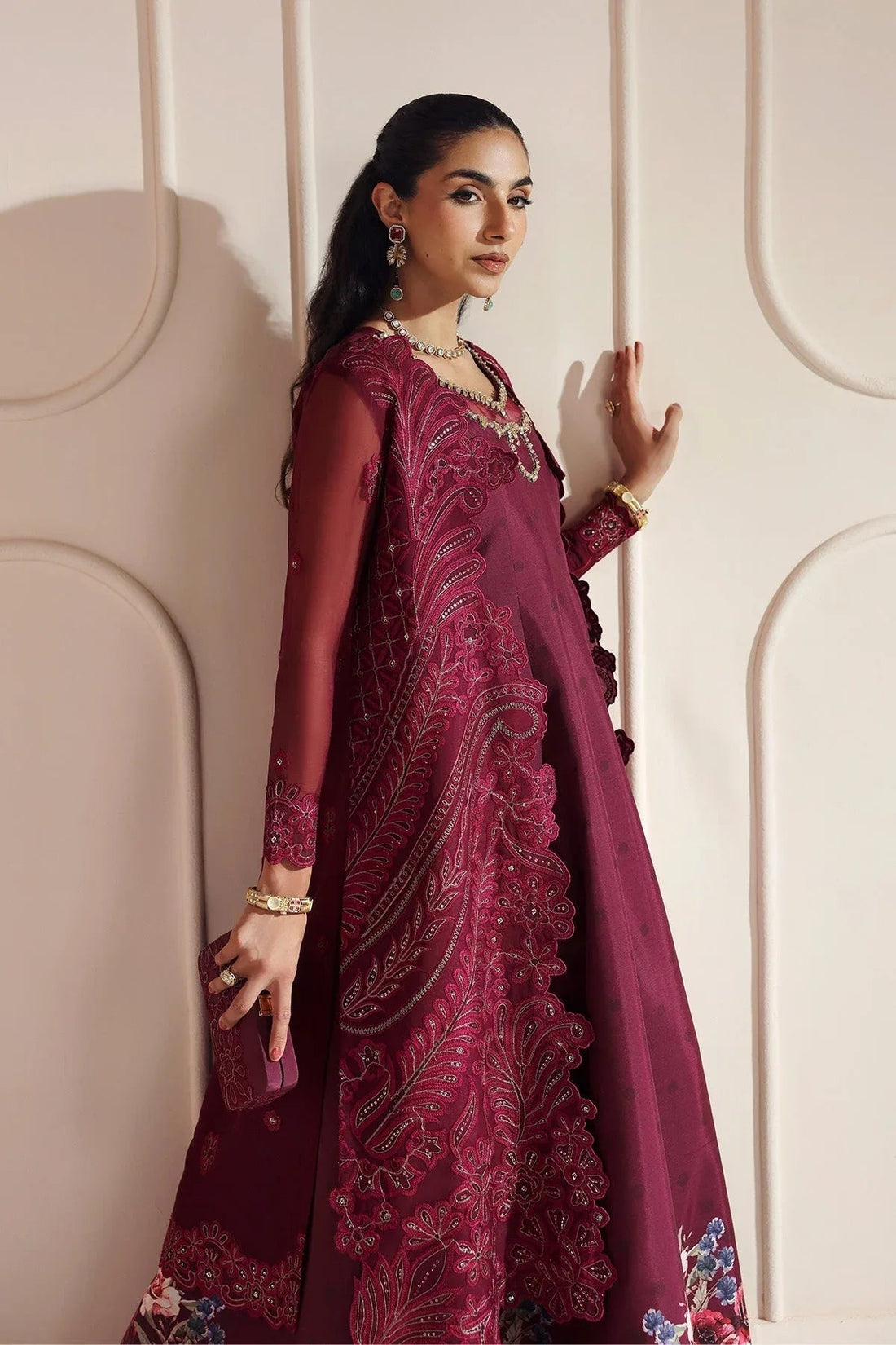 Alizeh | Aymal Luxury Bamber Chiffon | JUGNU - Aqsa Fabrics