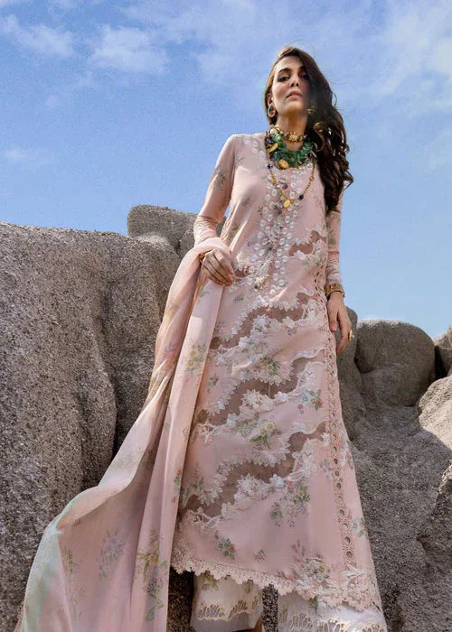 Saira Shakira | Luxury Lawn 25 | SERENA-B - Aqsa Fabrics