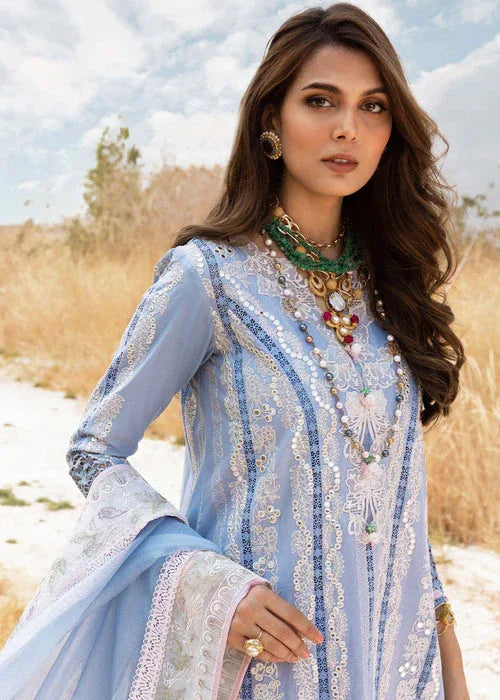 Saira Shakira | Luxury Lawn 25 | NADINE-A - Aqsa Fabrics