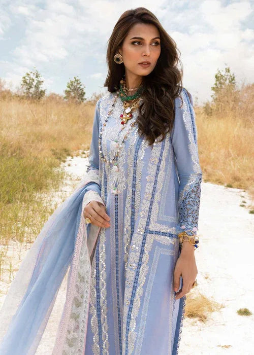 Saira Shakira | Luxury Lawn 25 | NADINE-A - Aqsa Fabrics