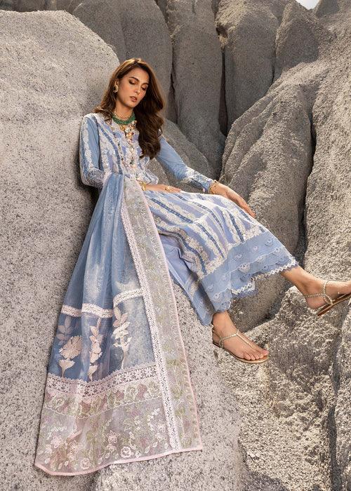 Saira Shakira | Luxury Lawn 25 | NADINE-A - Aqsa Fabrics