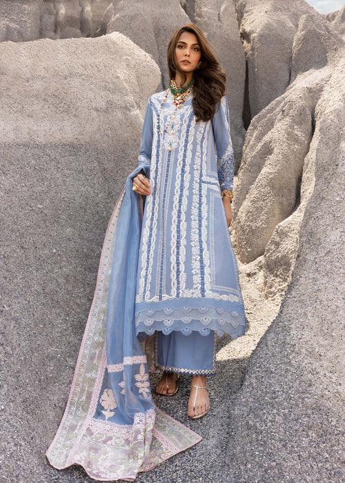 Saira Shakira | Luxury Lawn 25 | NADINE-A - Aqsa Fabrics