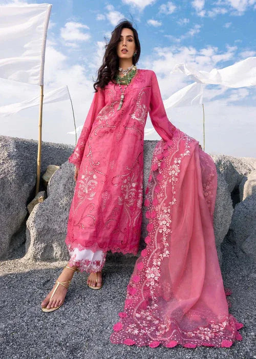 Saira Shakira | Luxury Lawn 25 | SAMARA-B - Aqsa Fabrics