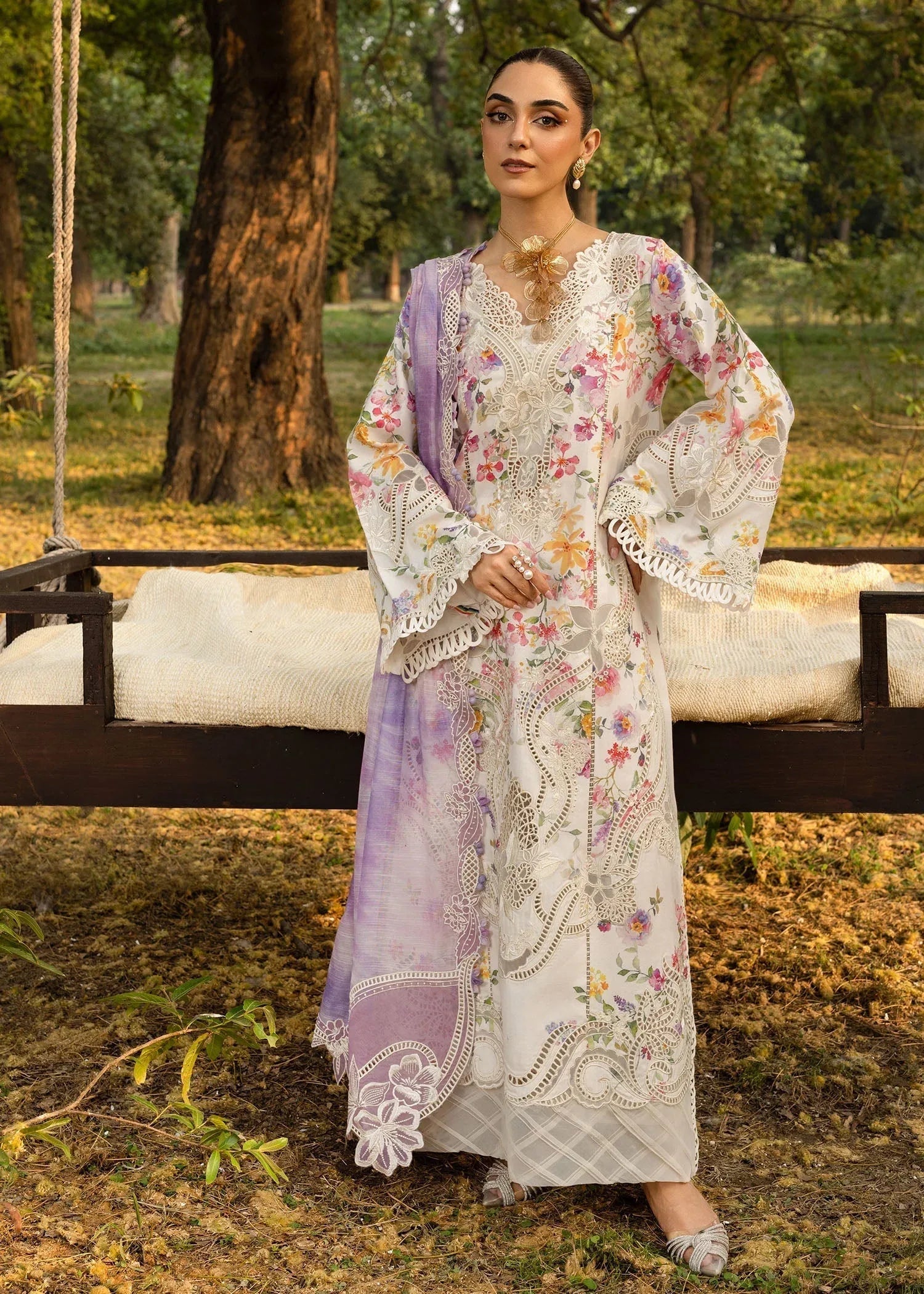 Crimson | Tasawar 25 | PETALS AND PROMISES - D2B - Aqsa Fabrics
