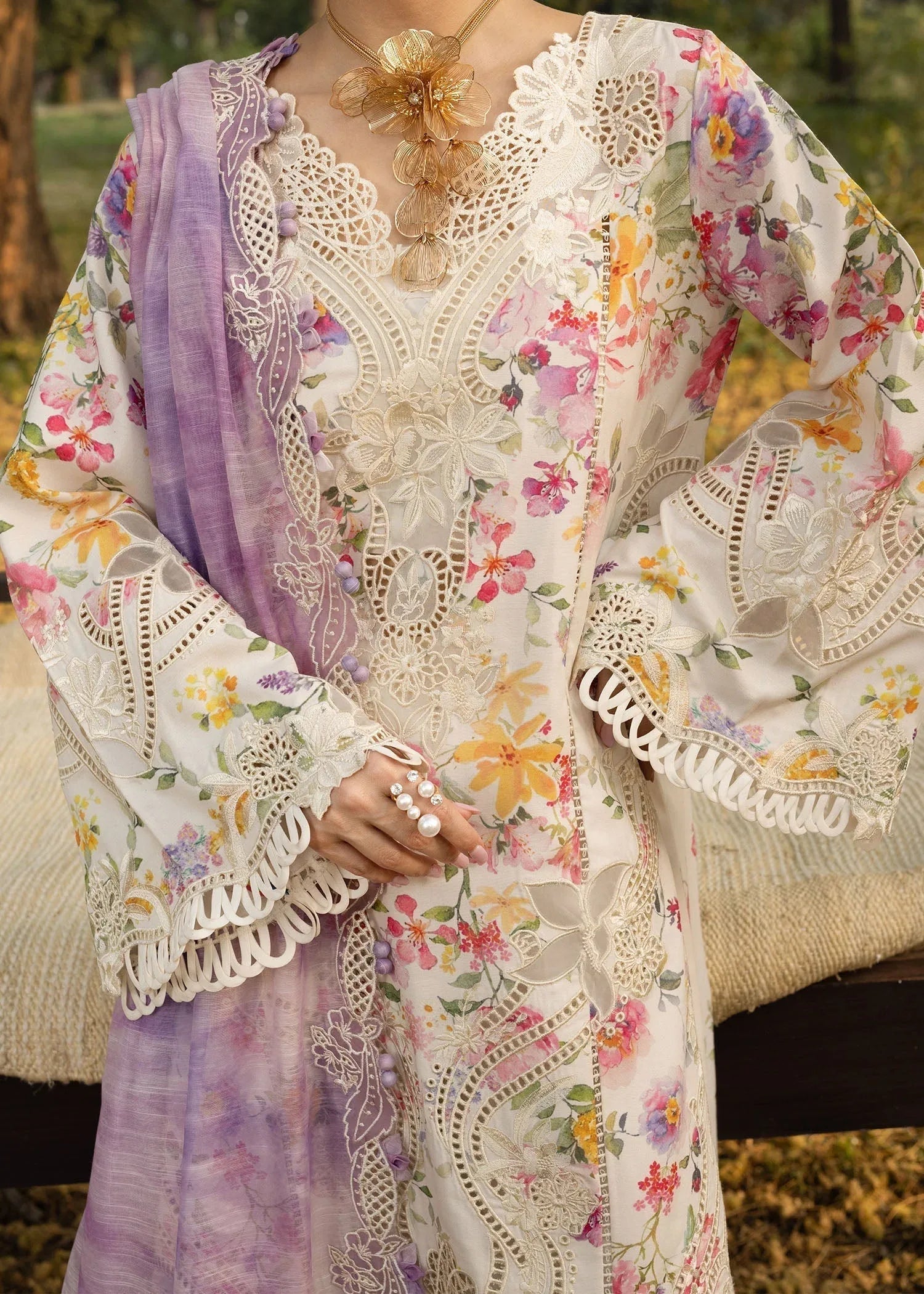 Crimson | Tasawar 25 | PETALS AND PROMISES - D2B - Aqsa Fabrics