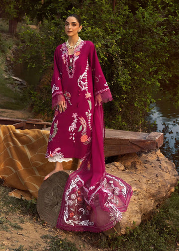 Crimson | Tasawar 25 | MIRROR GARDEN - D3A - Aqsa Fabrics