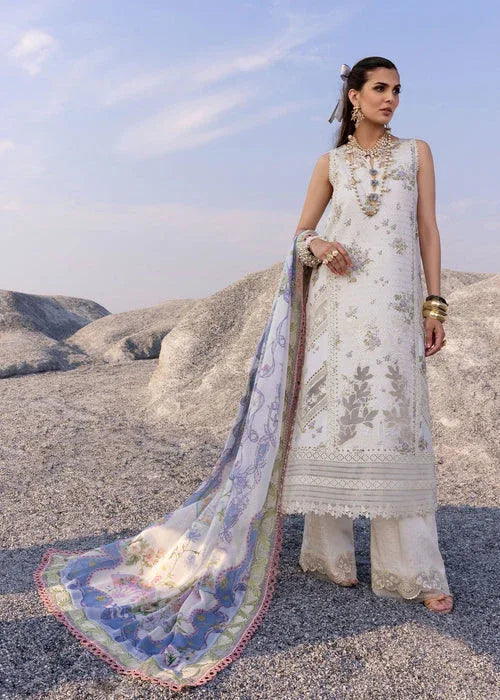 Saira Shakira | Luxury Lawn 25 | CECIL-B - Aqsa Fabrics