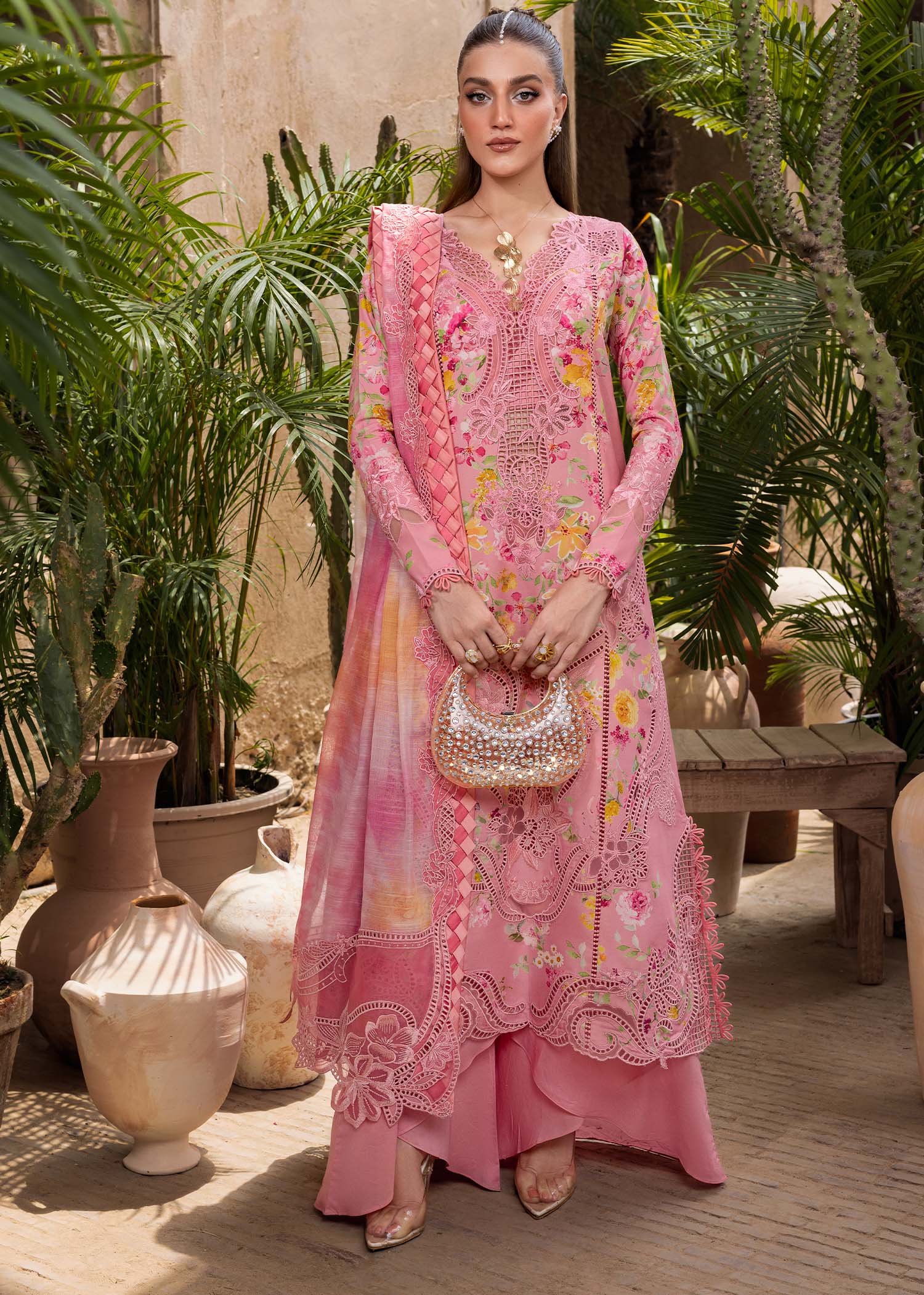 Crimson | Tasawar 25 | PETALS AND PROMISES - D2A - Aqsa Fabrics