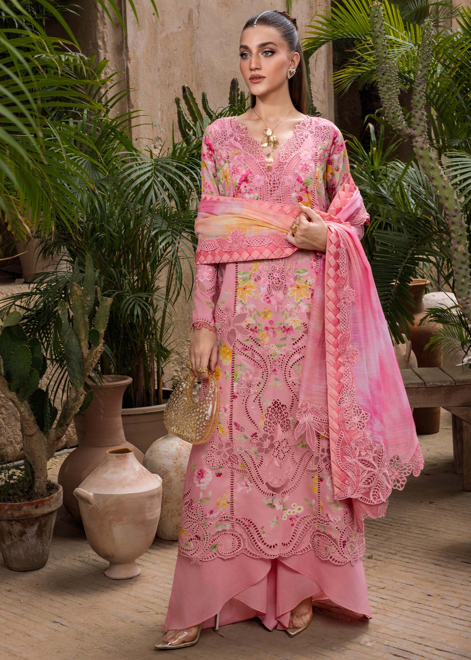 Crimson | Tasawar 25 | PETALS AND PROMISES - D2A - Aqsa Fabrics