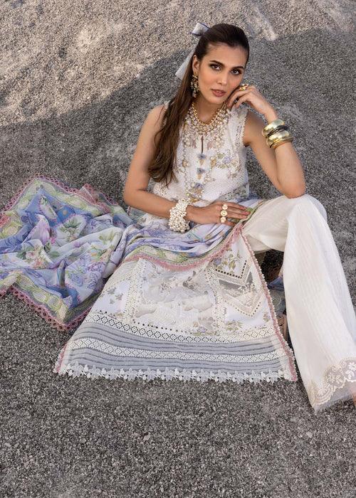 Saira Shakira | Luxury Lawn 25 | CECIL-B - Aqsa Fabrics