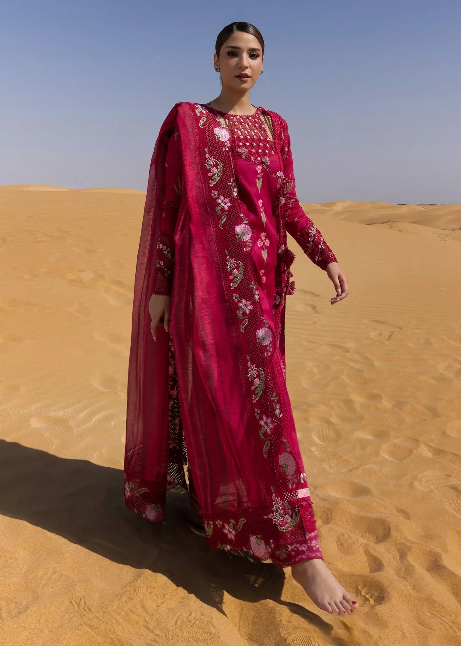 Crimson | Floe by Crimson | Once Upon A Flower - D9 A - Aqsa Fabrics