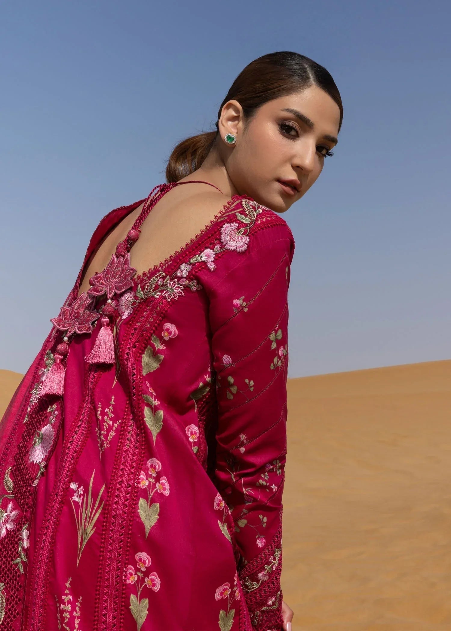 Crimson | Floe by Crimson | Once Upon A Flower - D9 A - Aqsa Fabrics