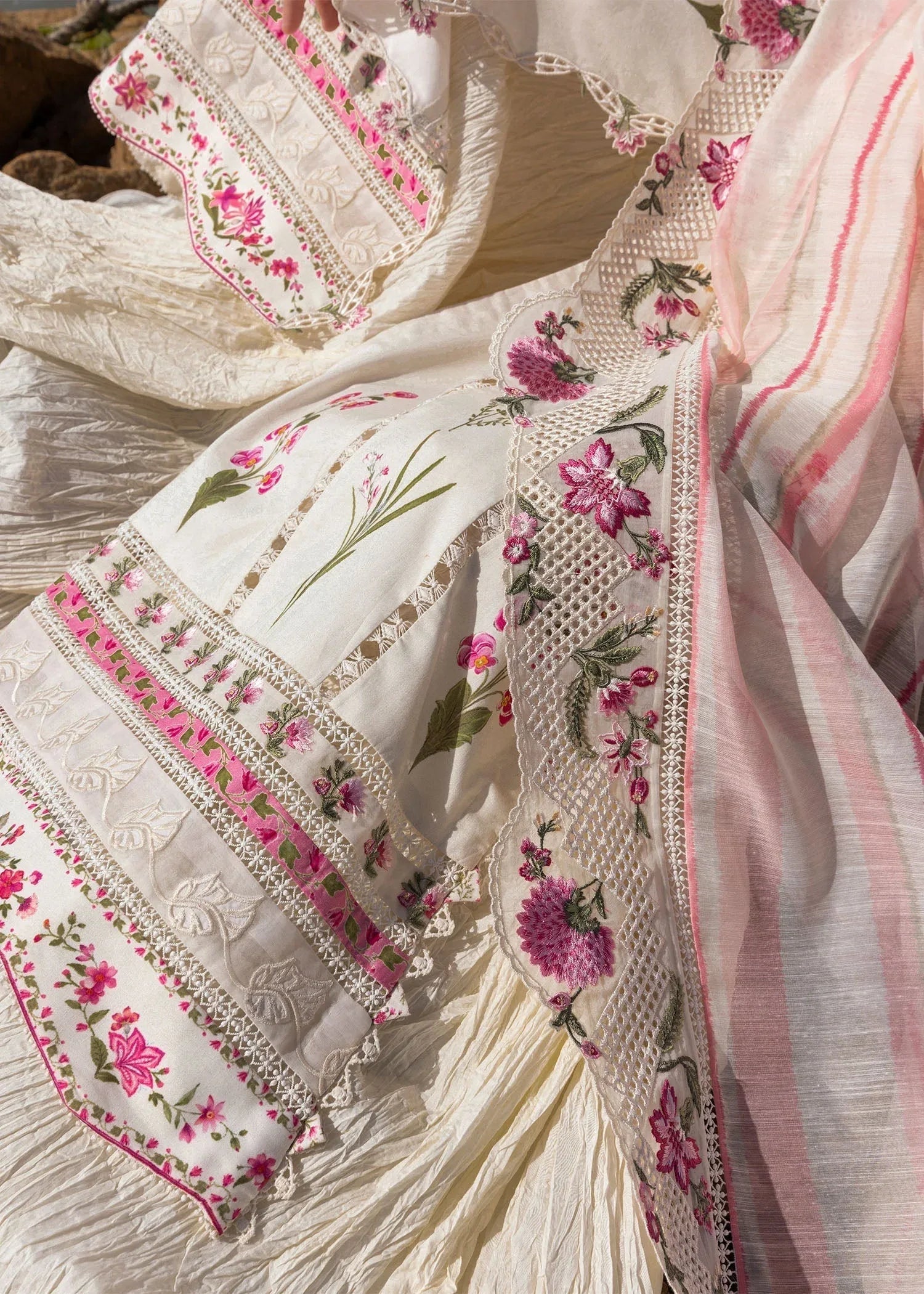 Crimson | Floe by Crimson | Once Upon A Flower - D9 B - Aqsa Fabrics