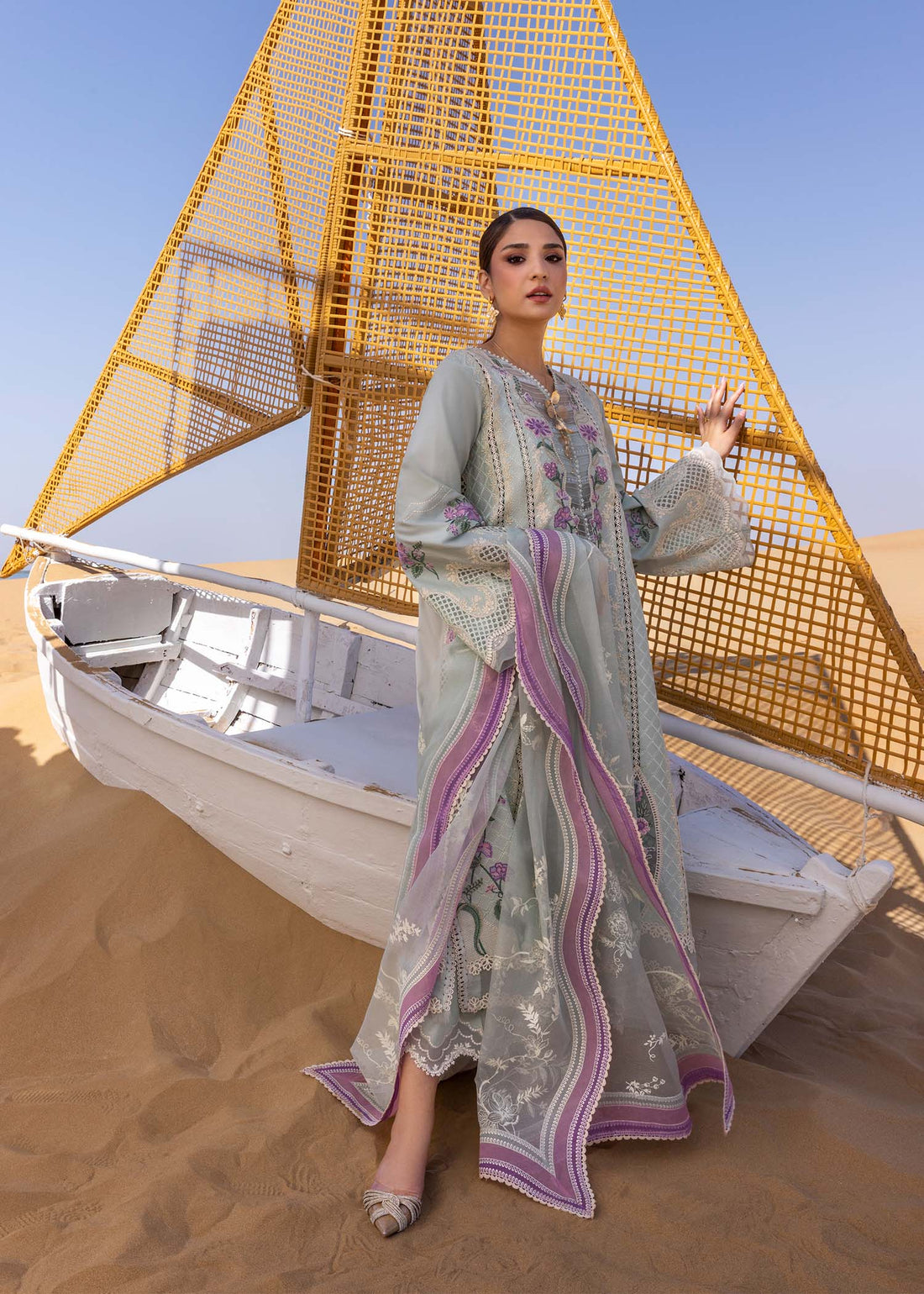 Crimson | Floe by Crimson | A Handmade Tale - D2 A - Aqsa Fabrics