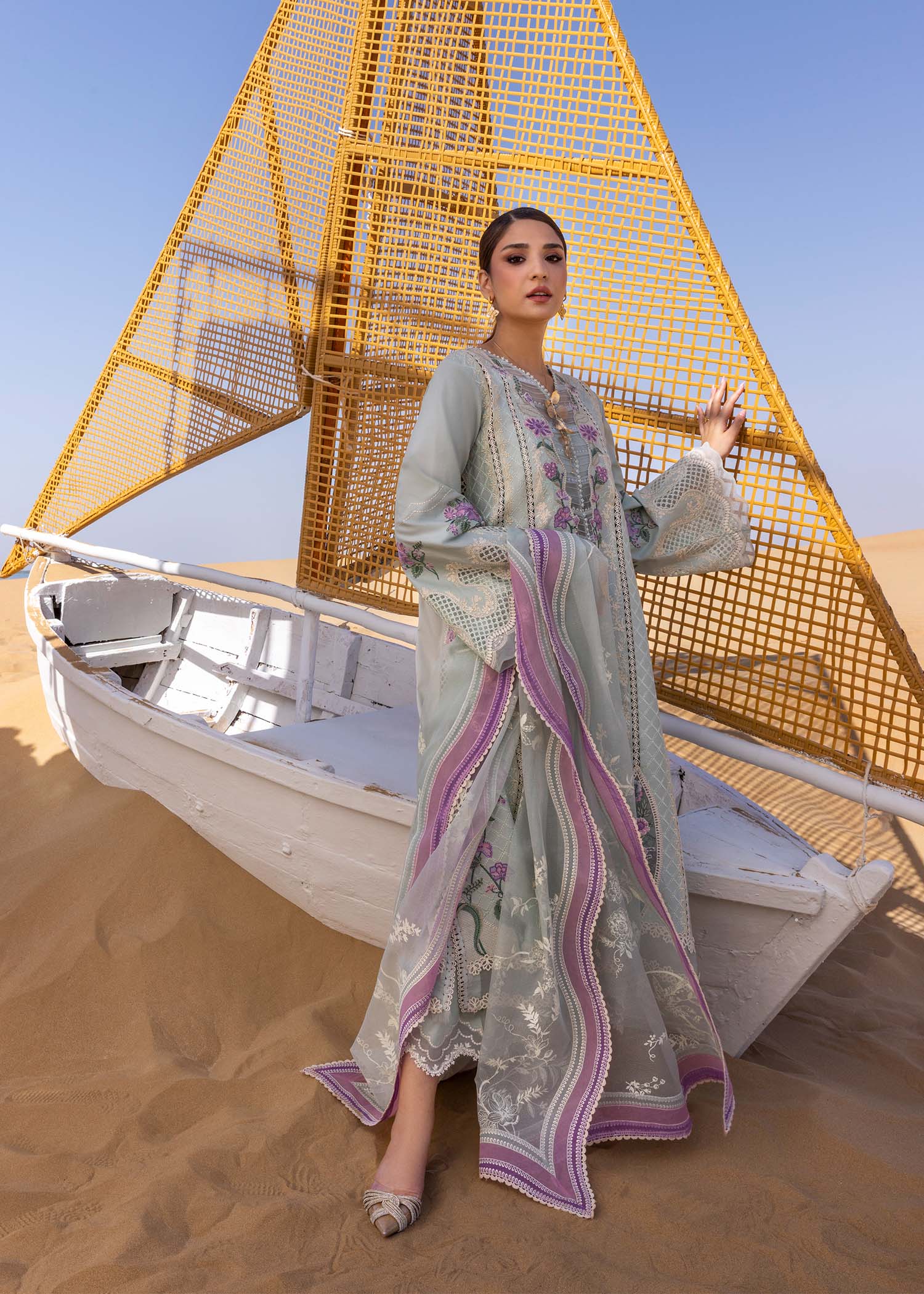Crimson | Floe by Crimson | A Handmade Tale - D2 A - Aqsa Fabrics