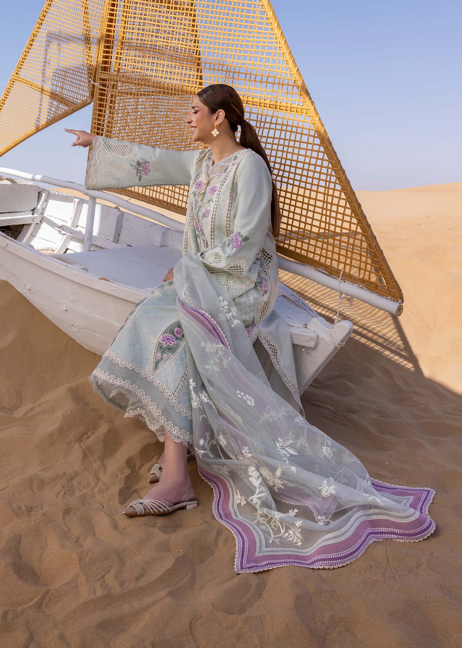 Crimson | Floe by Crimson | A Handmade Tale - D2 A - Aqsa Fabrics