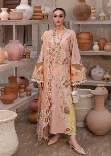 Crimson | Tasawar 25 | BONJOUR AND BLOOM - D4B - Aqsa Fabrics