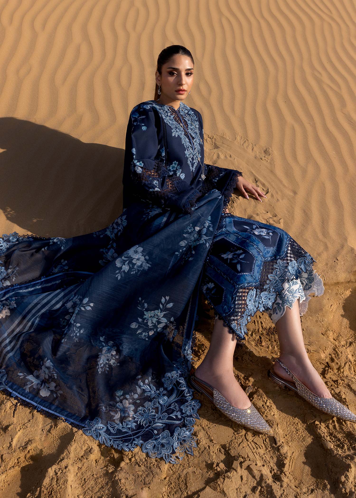 Crimson | Floe by Crimson | Under The Tuscan Love - D1 B - Aqsa Fabrics