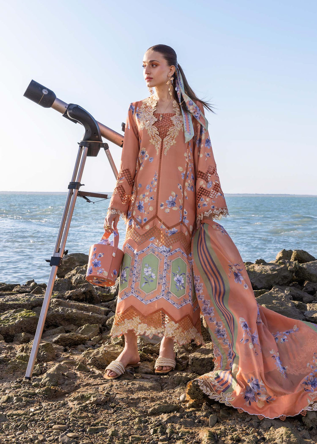Crimson | Floe by Crimson | Under The Tuscan love - D1 A - Aqsa Fabrics