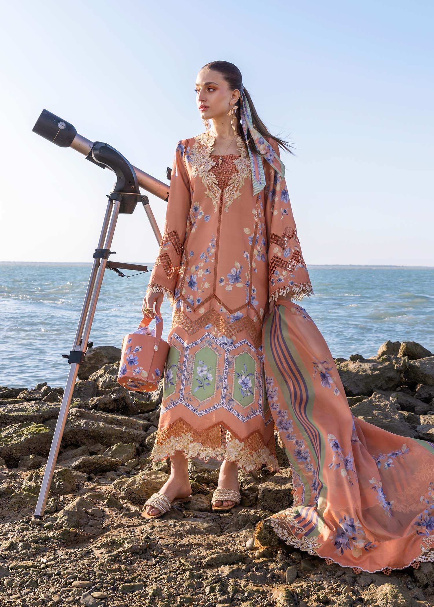 Crimson | Floe by Crimson | Under The Tuscan love - D1 A - Aqsa Fabrics