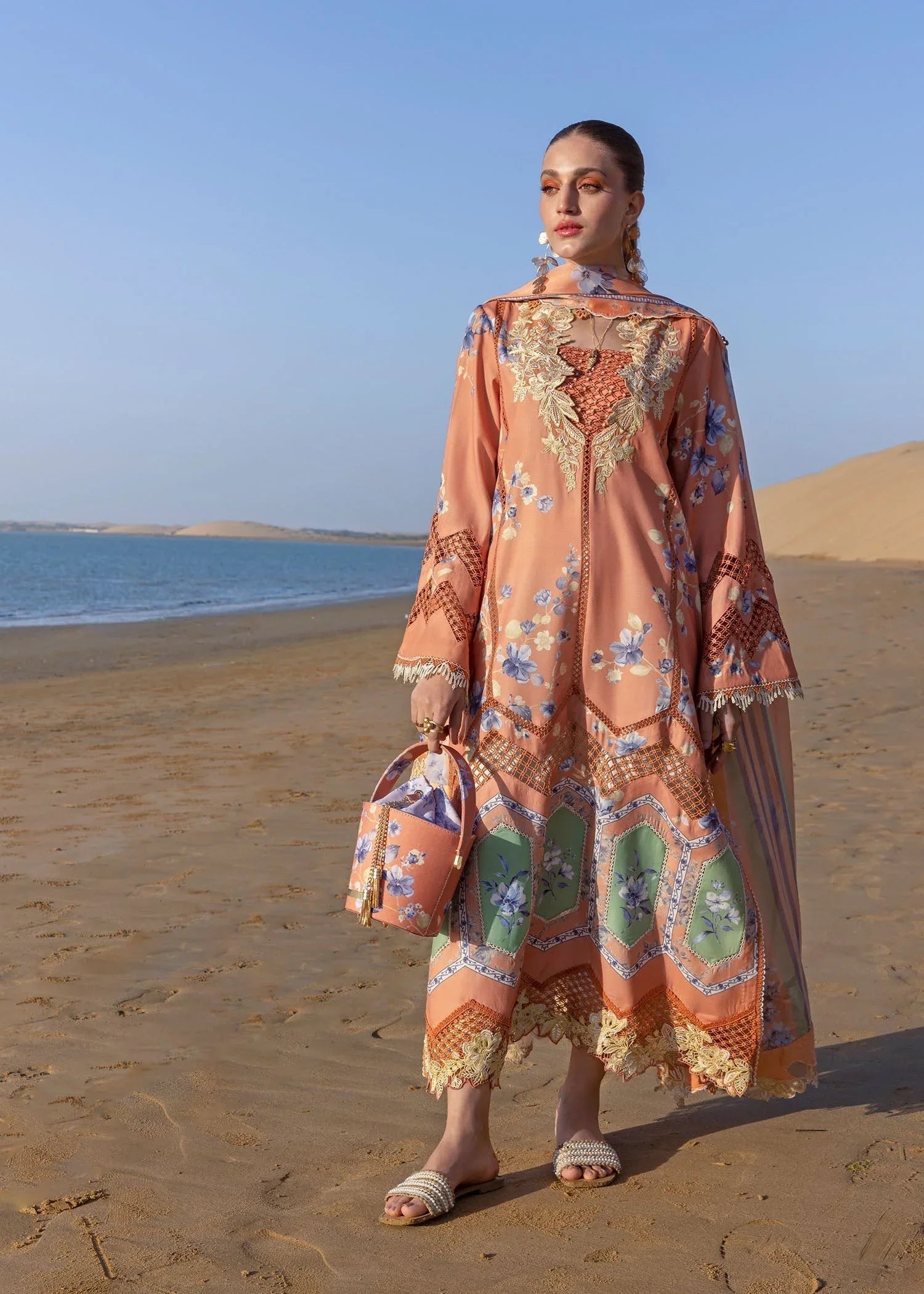 Crimson | Floe by Crimson | Under The Tuscan love - D1 A - Aqsa Fabrics