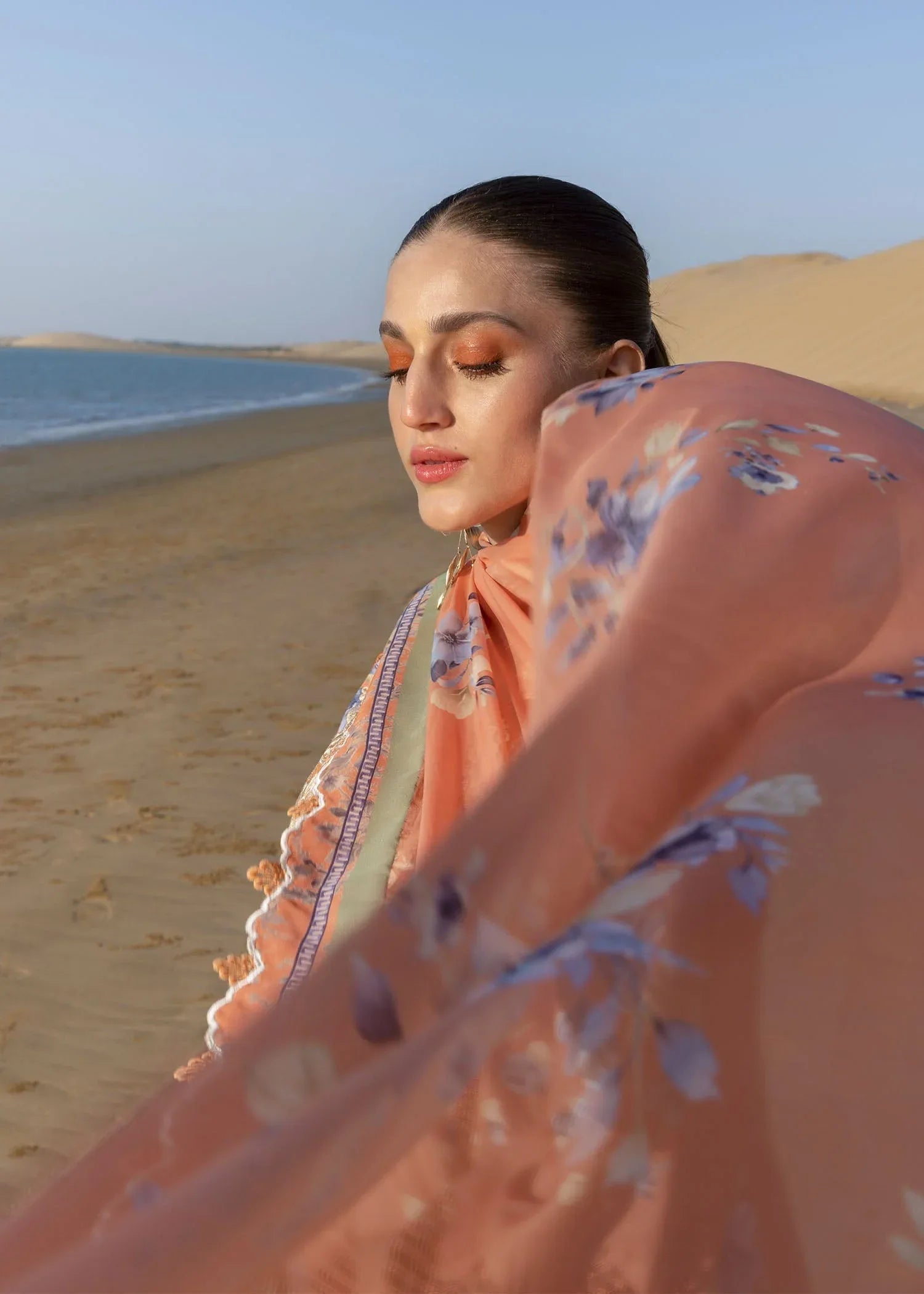 Crimson | Floe by Crimson | Under The Tuscan love - D1 A - Aqsa Fabrics