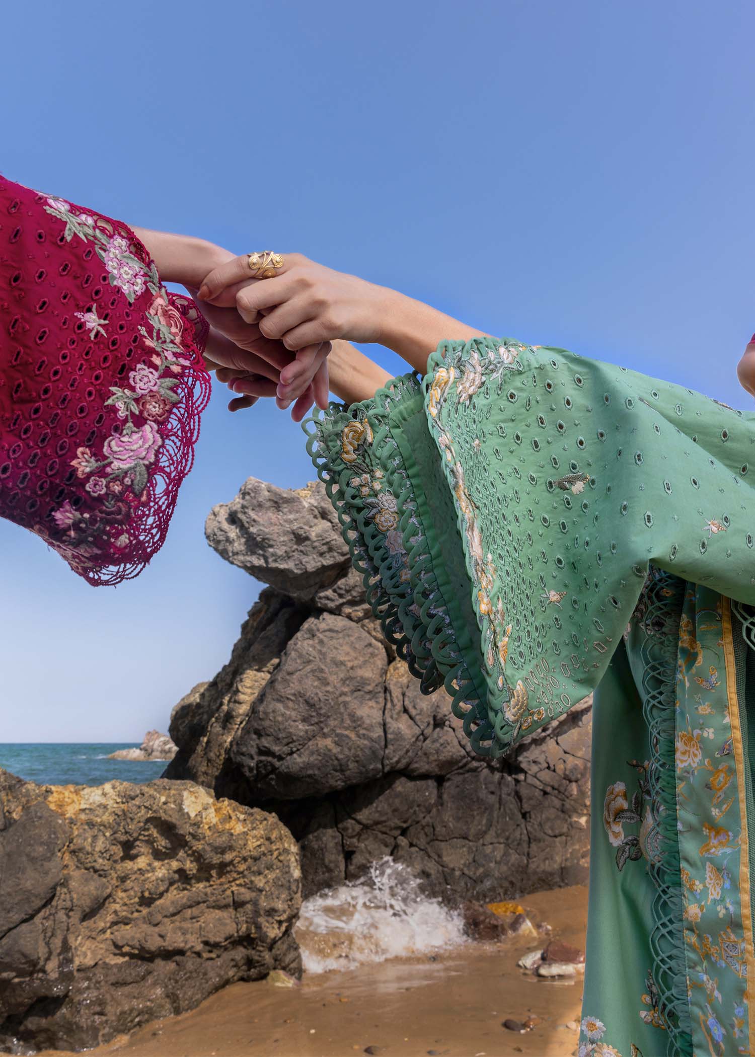 Crimson | Floe by Crimson | Parsi Threads - D5 B - Aqsa Fabrics