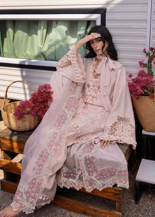 Saira Shakira | Luxury Lawn 25 | LEYLA-A - Aqsa Fabrics
