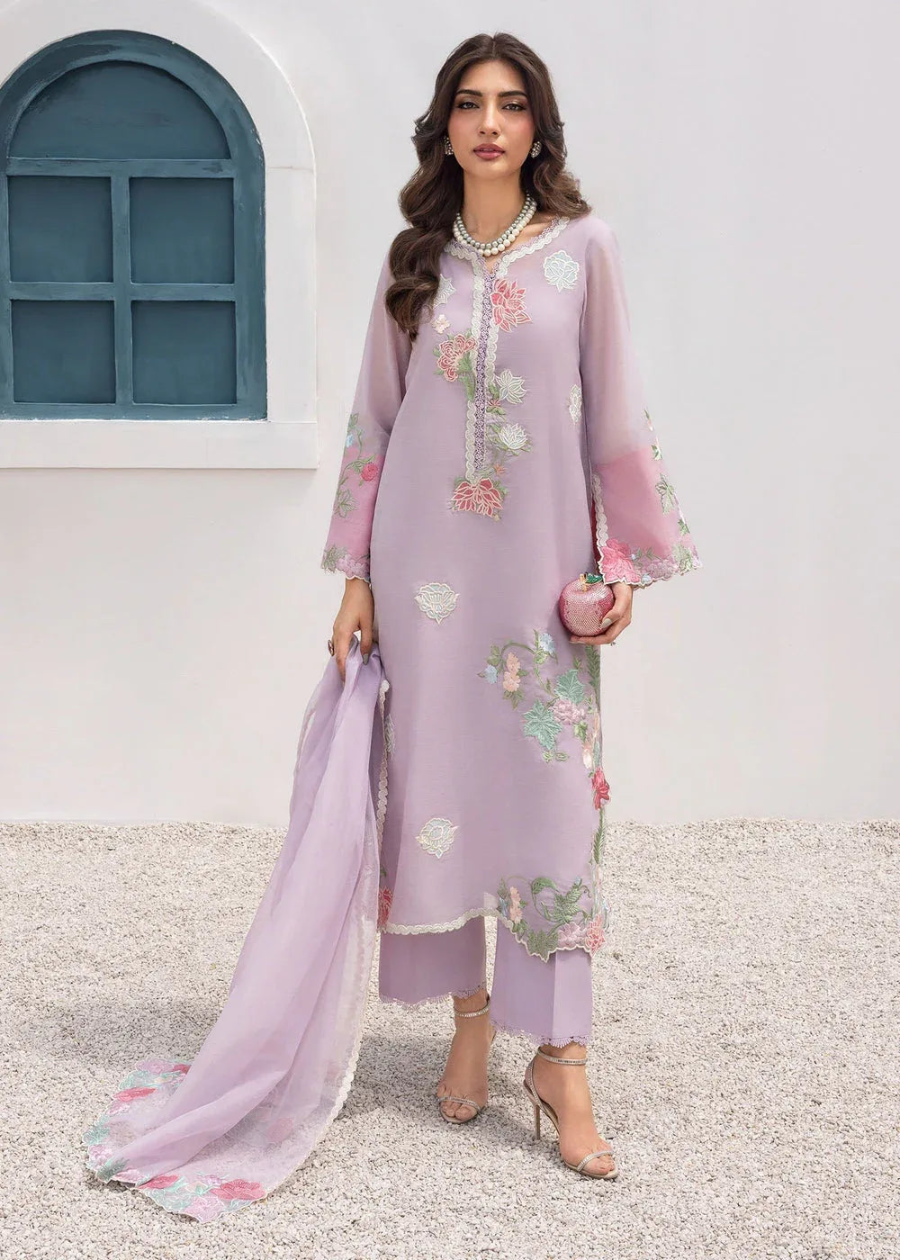 Saira Shakira | Rosea Casual Pret 25 | Irisé - Aqsa Fabrics