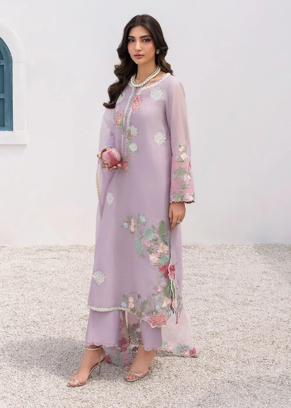 Saira Shakira | Rosea Casual Pret 25 | Irisé - Aqsa Fabrics