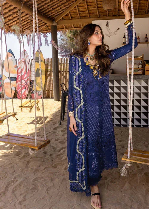 Saira Shakira | Luxury Lawn 25 | LEYLA-B - Aqsa Fabrics