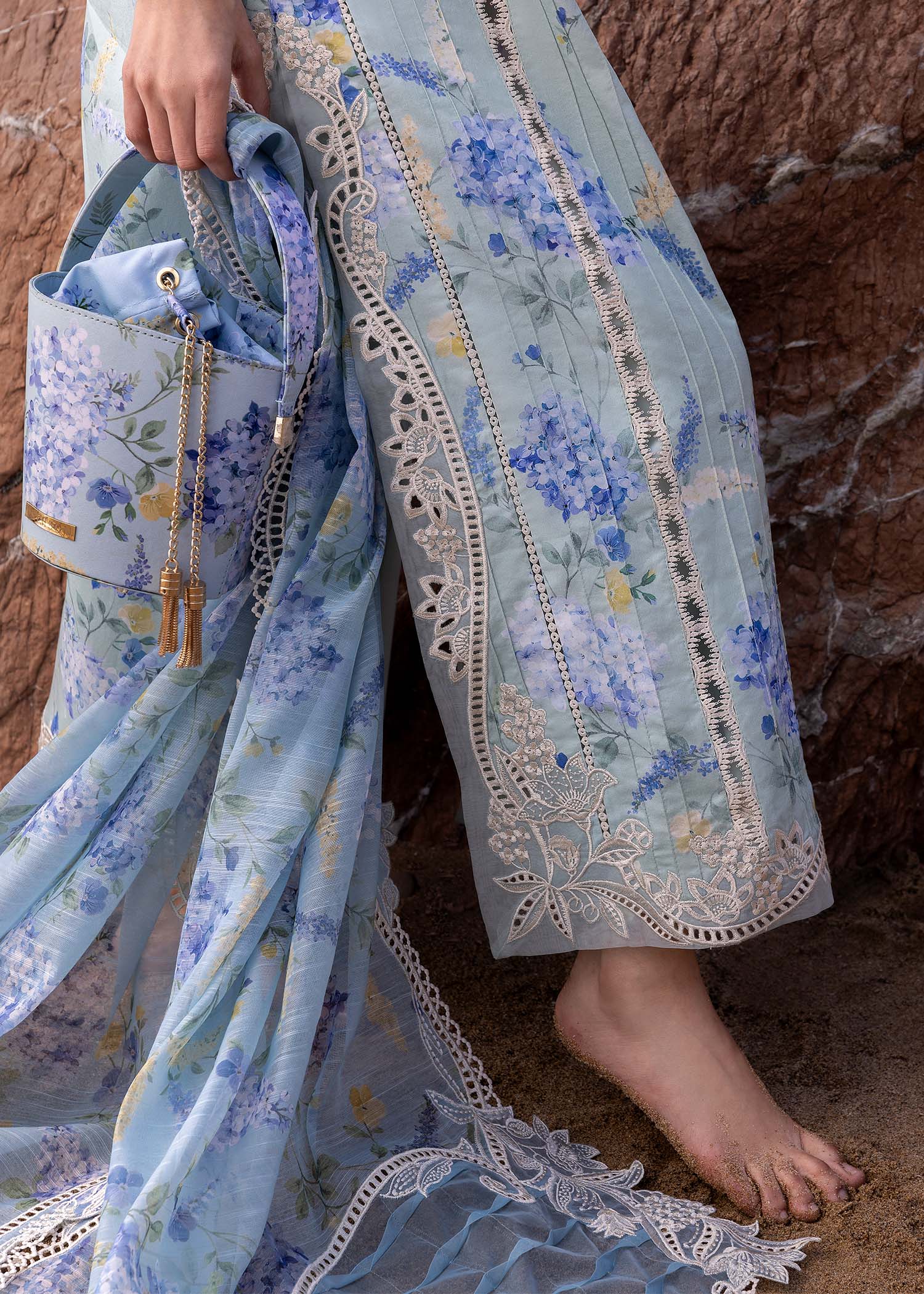 Crimson | Floe by Crimson | Who'S That Girl - D3 B - Aqsa Fabrics