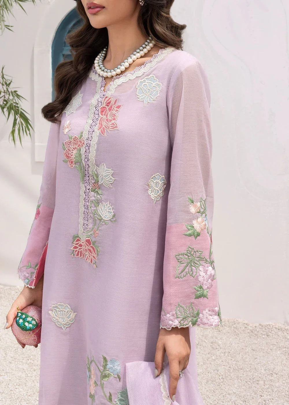 Saira Shakira | Rosea Casual Pret 25 | Irisé - Aqsa Fabrics