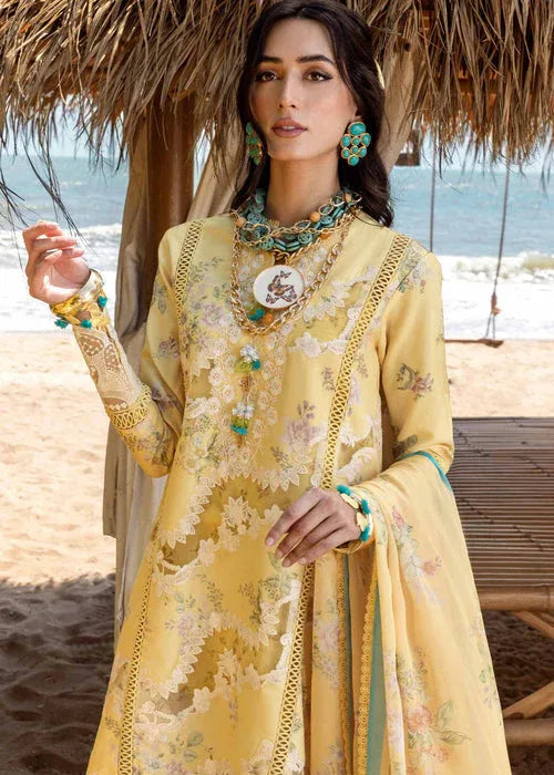 Saira Shakira | Luxury Lawn 25 | SERENA-A - Aqsa Fabrics