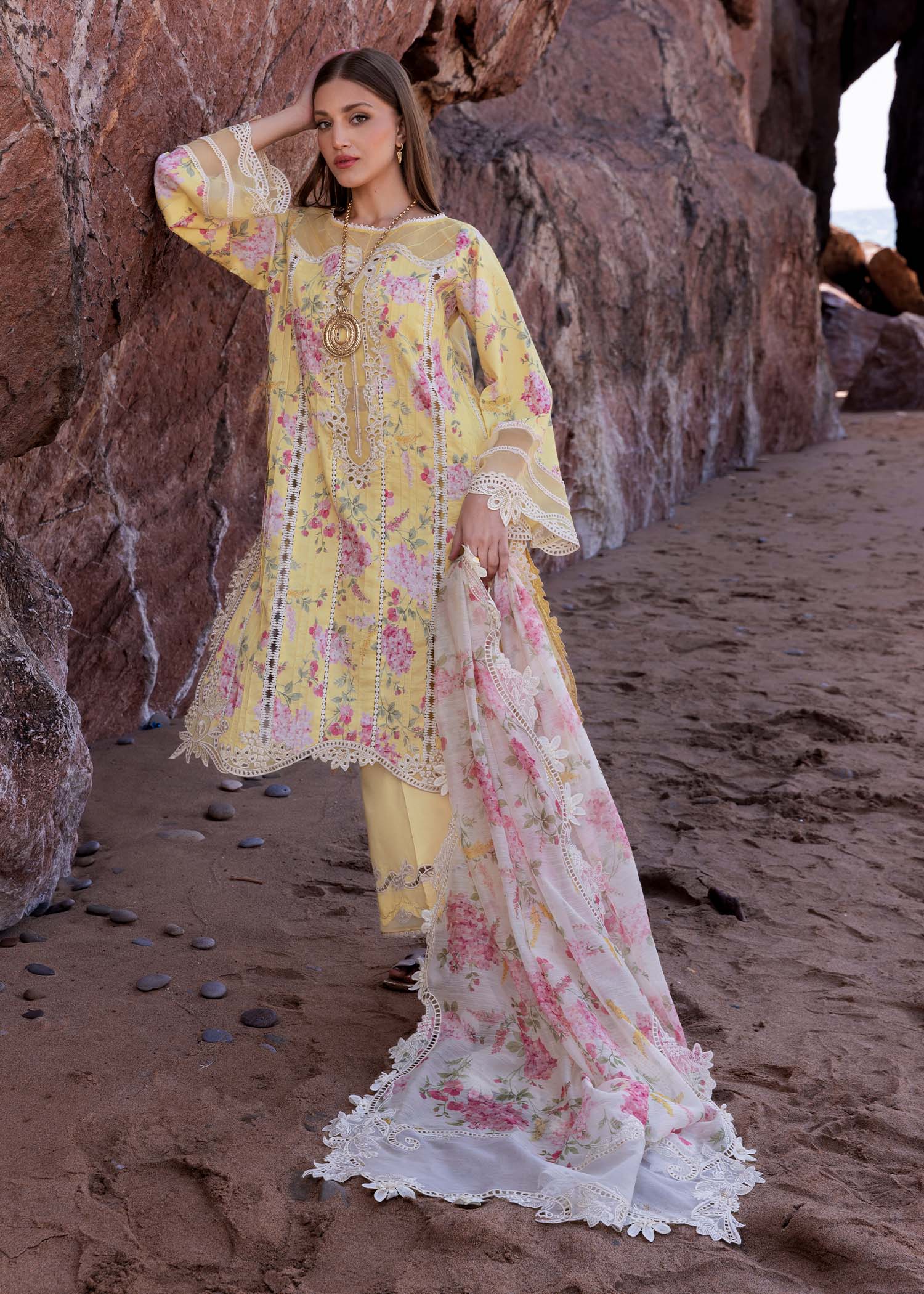 Crimson | Floe by Crimson | Who'S That Girl - D3 A - Aqsa Fabrics