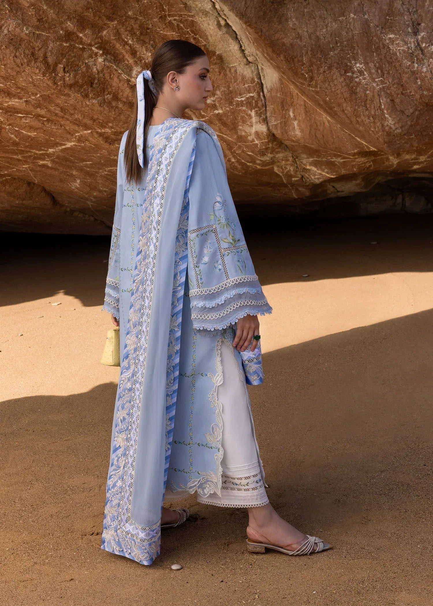 Crimson | Floe by Crimson | A Girl In The Garden - D7 B - Aqsa Fabrics