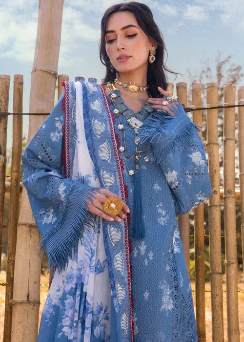 Saira Shakira | Luxury Lawn 25 | CECIL-A - Aqsa Fabrics