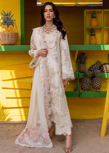 Saira Shakira | Luxury Lawn 25 | DAHLIA-A - Aqsa Fabrics