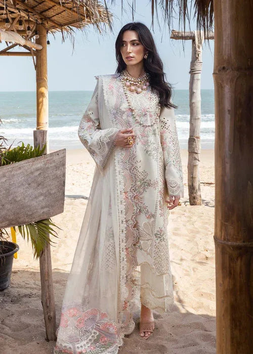 Saira Shakira | Luxury Lawn 25 | DAHLIA-A - Aqsa Fabrics